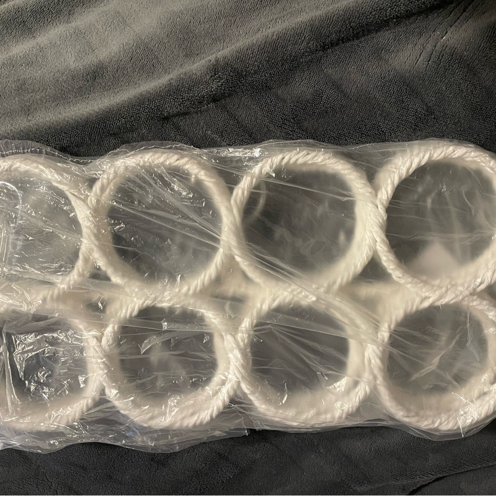 White Hanging Scarf Organizer - Picture 3 of 4